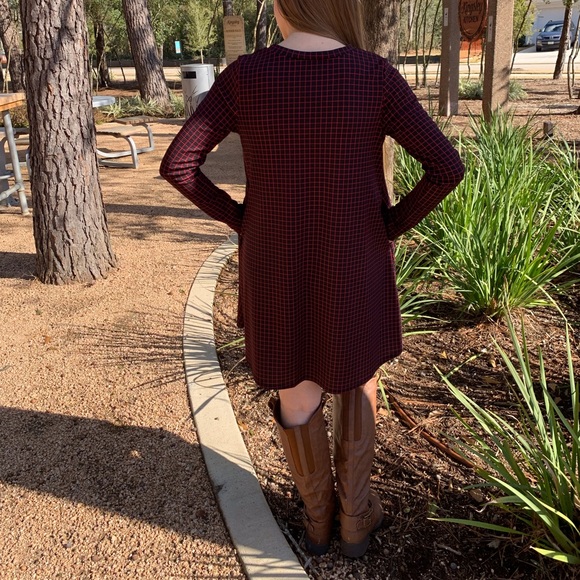 Grid pattern shift dress- brand new - Picture 5 of 6